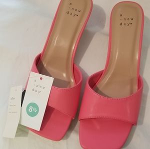 Brand new with tags, A new day slip on dress sandles.